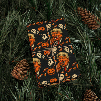 Festive Wrapping Paper for Halloween, Holiday Gift Wrap, Spooky Themed Paper, Trick-or-Treat Wrapping, Unique Present Decor