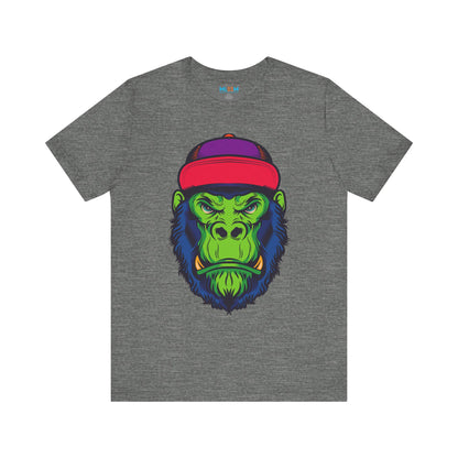 Vibrant Gorilla Graphic Tee - Unisex Short Sleeve T-Shirt