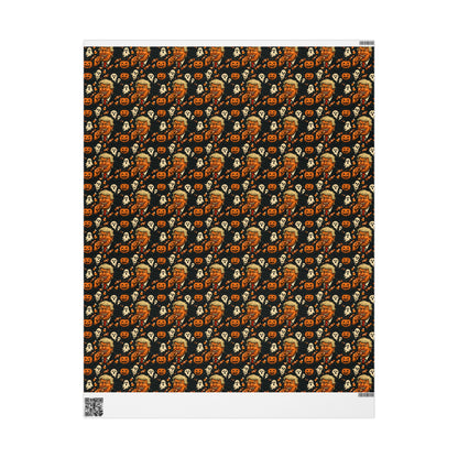 Festive Wrapping Paper for Halloween, Holiday Gift Wrap, Spooky Themed Paper, Trick-or-Treat Wrapping, Unique Present Decor