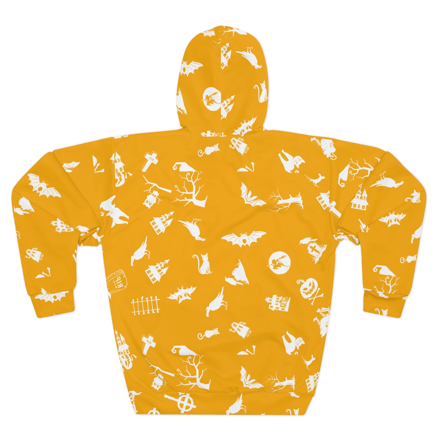 Halloween-Themed Unisex Pullover Hoodie, Cozy Fall Apparel, Spooky Fashion, Gift for Pumpkin Lovers, Autumn Wardrobe Essential