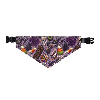 Halloween Pet Bandana Collar, Spooky Dog Accessory, Pet Costume, Fall Pet Fashion, Trick or Treat Gear