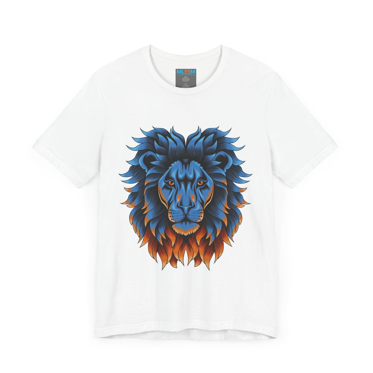 Dynamic Lion Graphic Tee - Unisex Short Sleeve Jersey T-Shirt