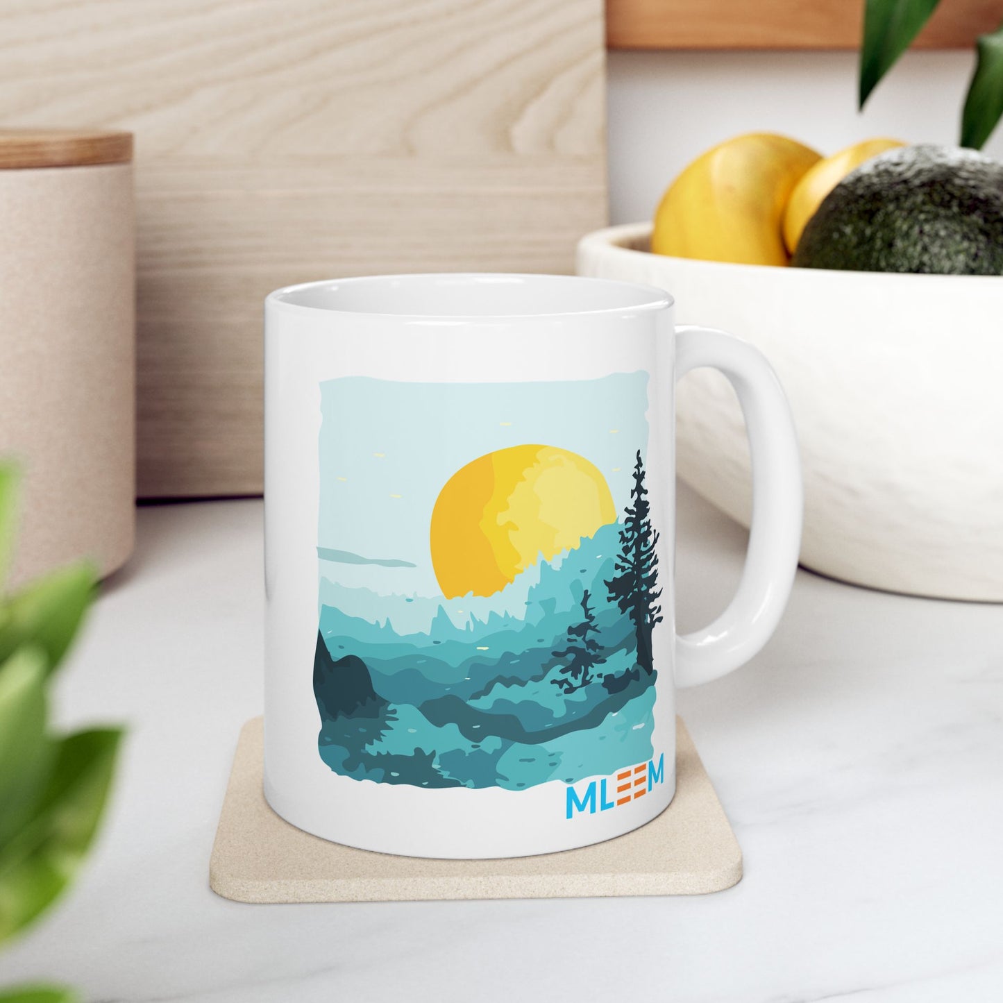 Nature-Inspired Ceramic Mug