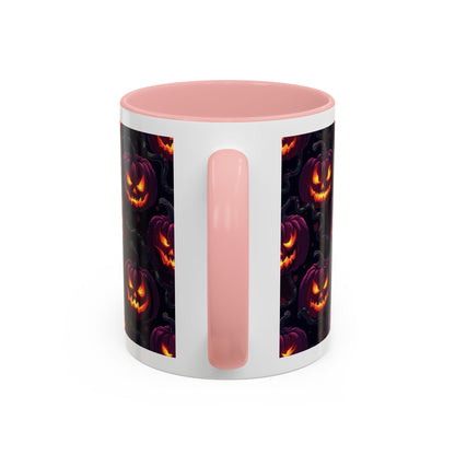 Halloween Pumpkin Coffee Mug, Spooky Ceramic Cup, Fall Decor, Autumn Gift, Halloween Party Essential, Seasonal Drinkware