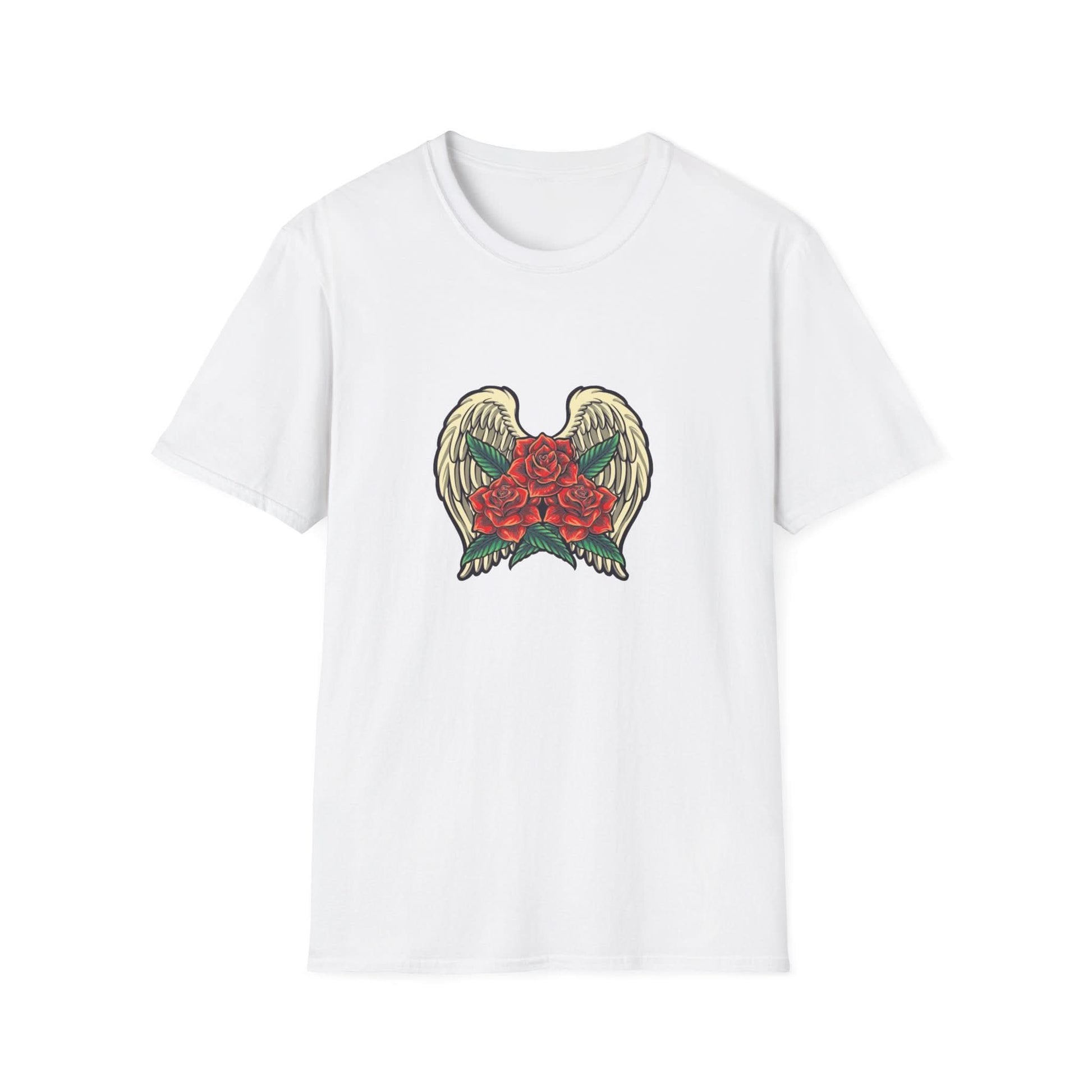 Red Rose Blooms with Angels Wings - Mleem