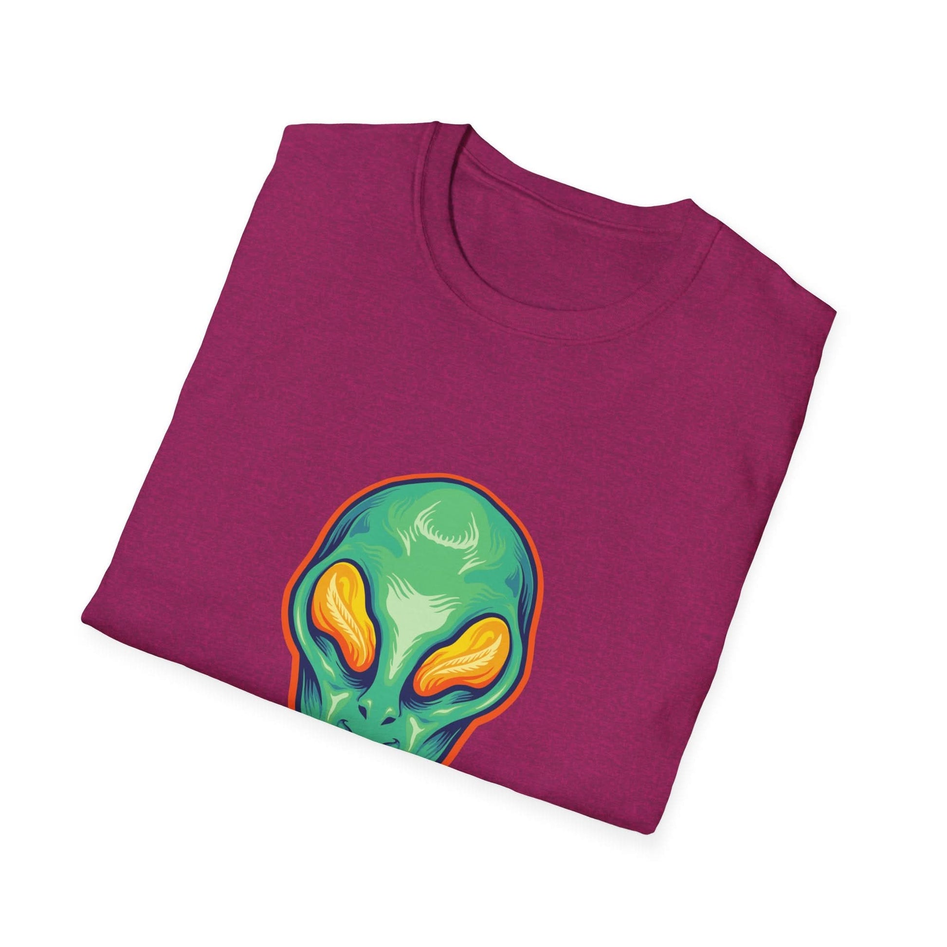 Alien Head Green Smile Mascot - Mleem
