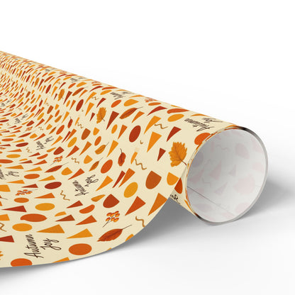 Autumn-Themed Wrapping Paper Bundle, Perfect for Fall Celebrations, Thanksgiving, Birthdays, Gift Wrapping, Craft Projects