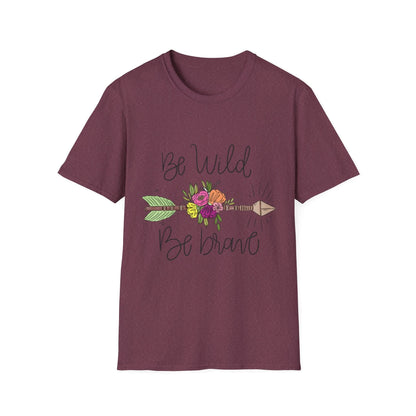 Be Wild Be Brave Flower Arrow - Mleem
