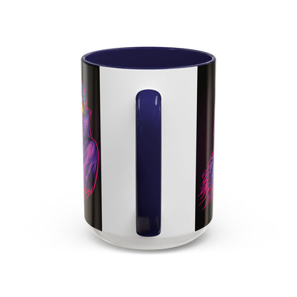 Creepy Gothic Accent Coffee Mug for Spooky Vibes, Halloween Decor, Unique Gift, Coffee Lover, Witchcraft Essentials