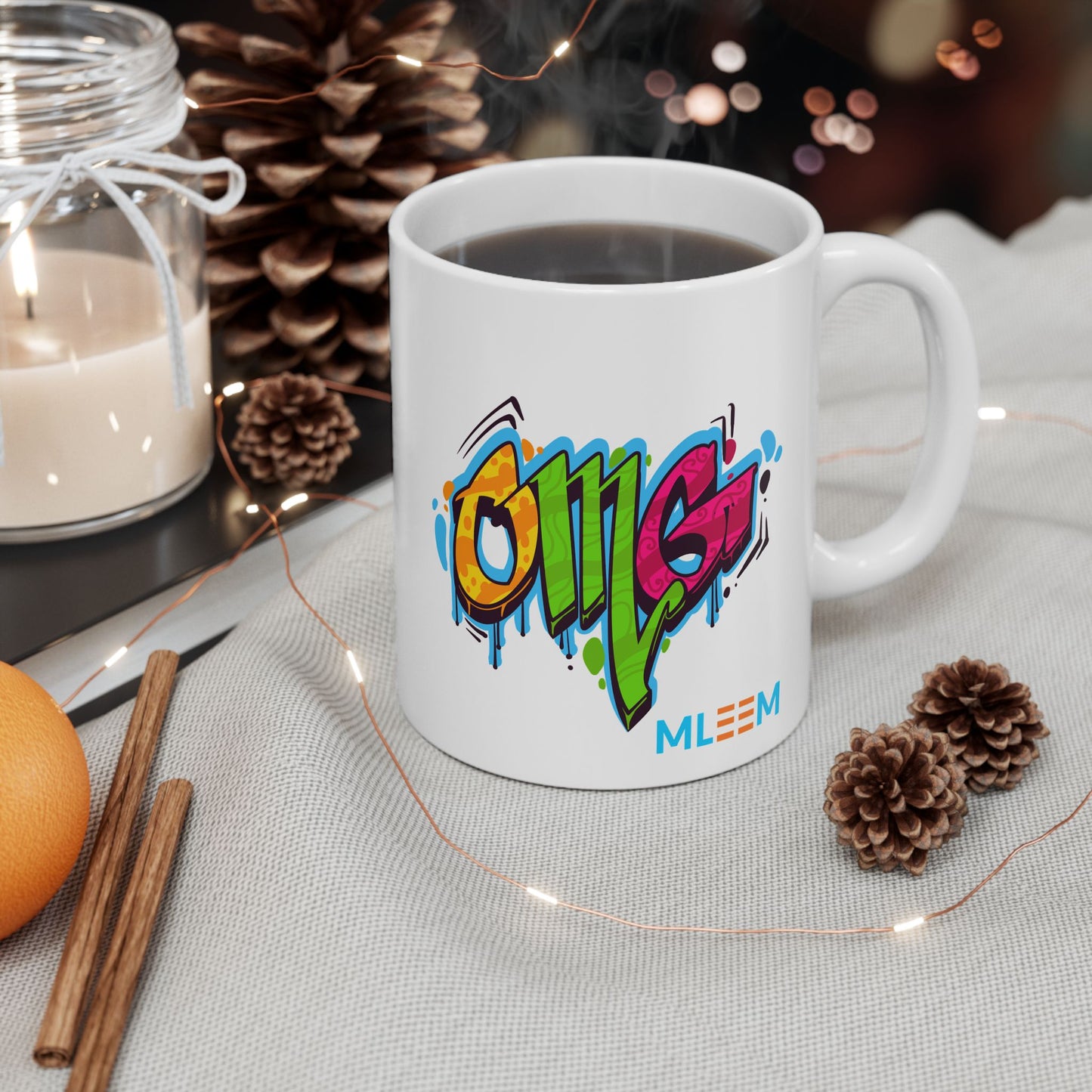 Colorful Graffiti Ceramic Mug