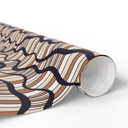 Stylish Wrapping Paper Roll for Gifts, Modern Gift Wrap, Eco-Friendly Wrapping, Holiday Decor, Birthday & Special Occasions