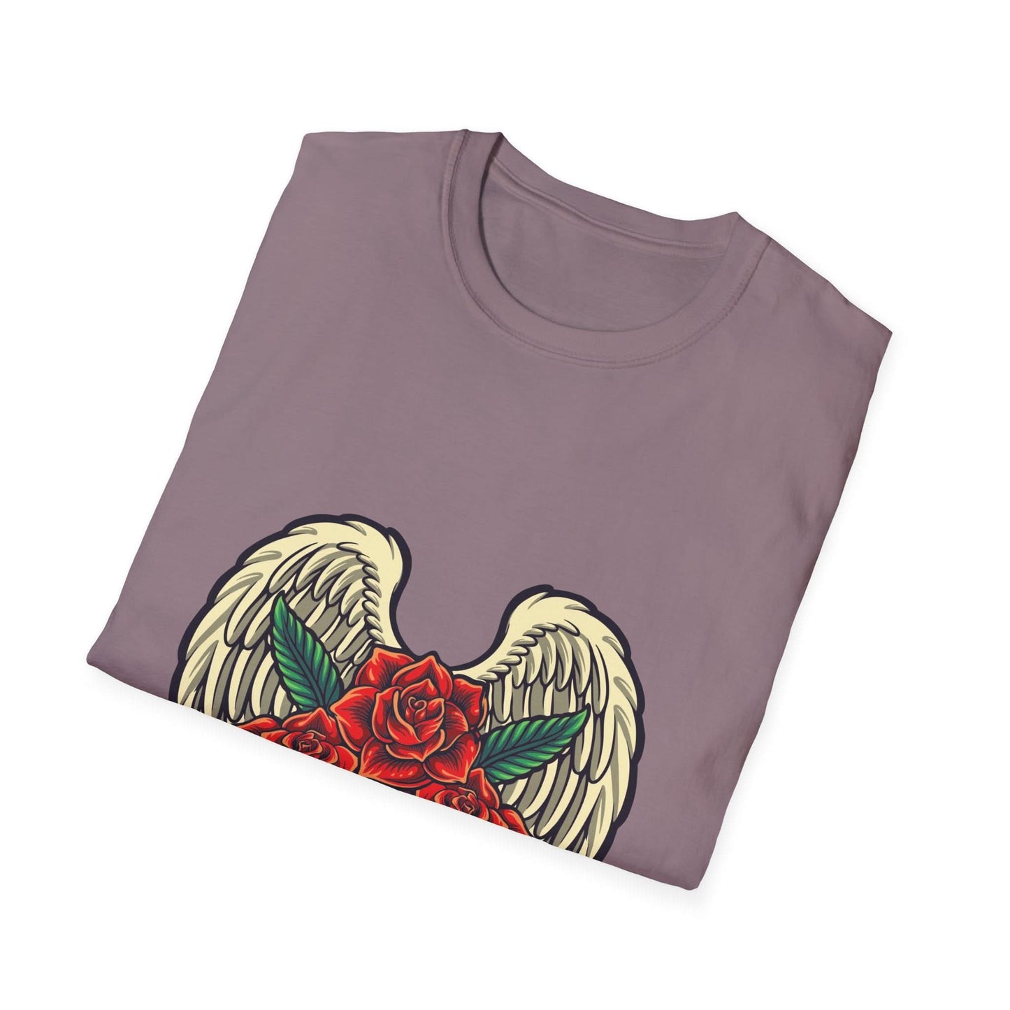 Red Rose Blooms with Angels Wings - Mleem