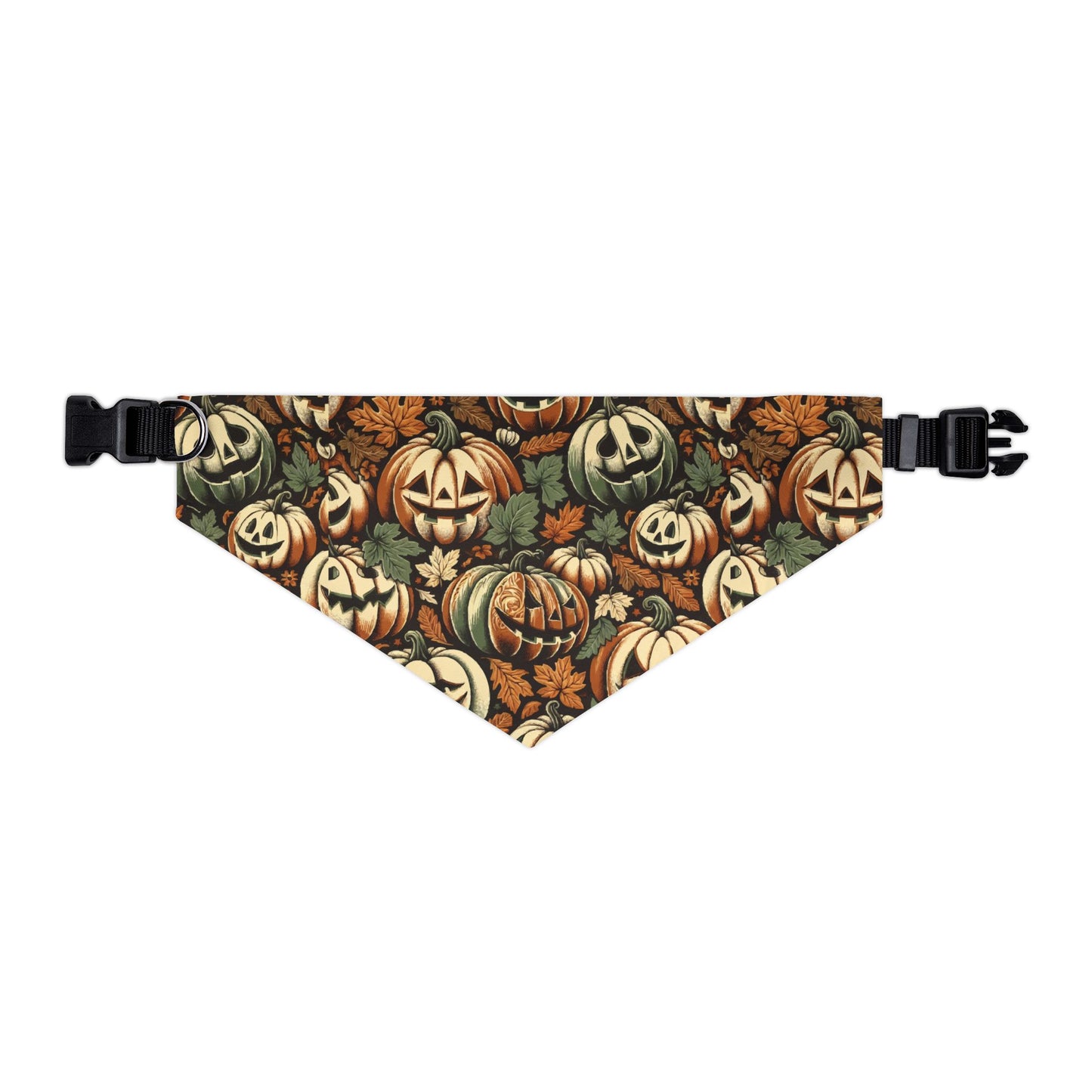 Pumpkin Patch Pet Bandana, Fall Dog Accessory, Halloween Pet Costume, Autumn Bandana Collar, Seasonal Pet Apparel, Dog Outfit