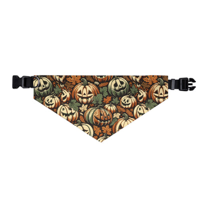 Pumpkin Patch Pet Bandana, Fall Dog Accessory, Halloween Pet Costume, Autumn Bandana Collar, Seasonal Pet Apparel, Dog Outfit