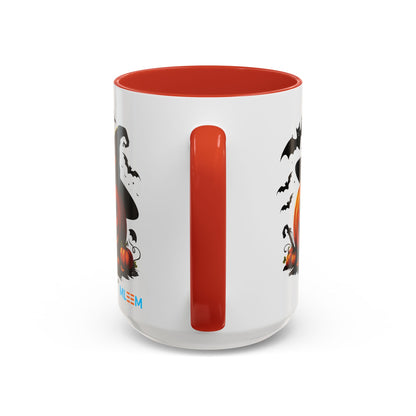 Halloween Pumpkin Accent Coffee Mug – Perfect for Fall, Autumn, Spooky Season, Gift for Coffee Lovers, Home Decor