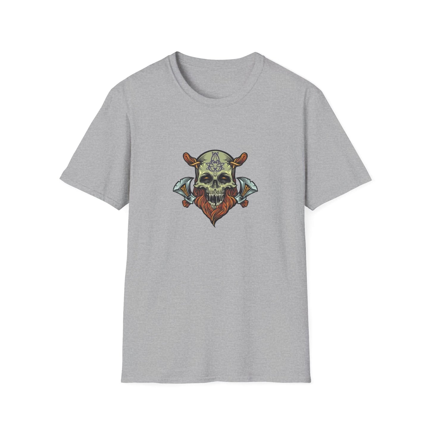 Viking Skull Warrior with Axe - Mleem