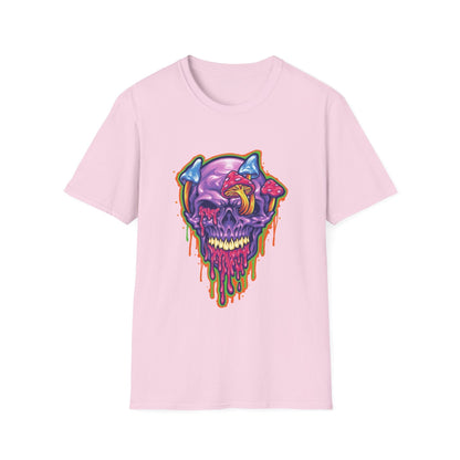 Magic Trippy Skull Mushroom Psychedelic - Mleem