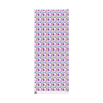 Colorful Gift Wraps for Celebrations, Holidays, Birthdays, Parties, Unique Wrapping Paper, Festive Present Supplies