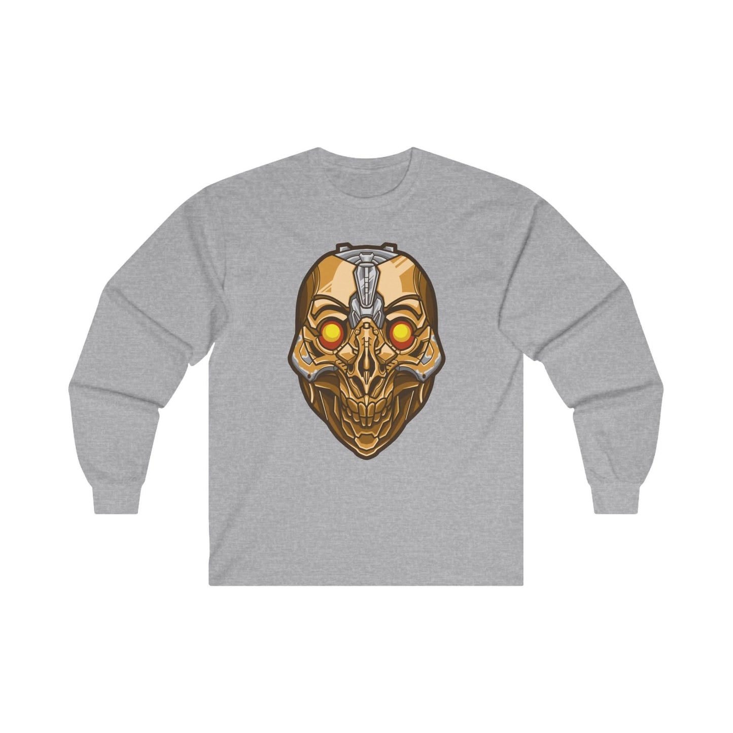 Skull Robot Head Mascot - Mleem