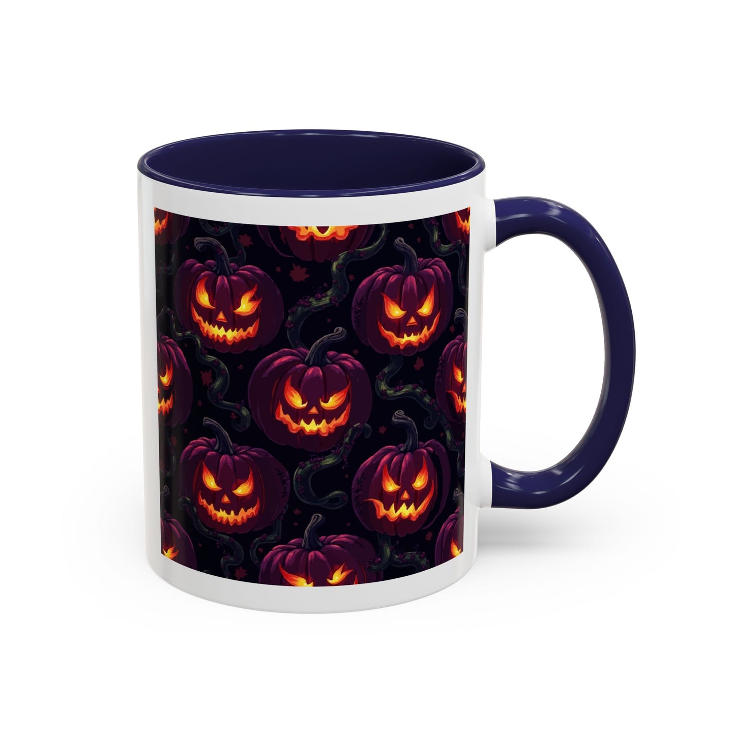 Halloween Pumpkin Coffee Mug, Spooky Ceramic Cup, Fall Decor, Autumn Gift, Halloween Party Essential, Seasonal Drinkware