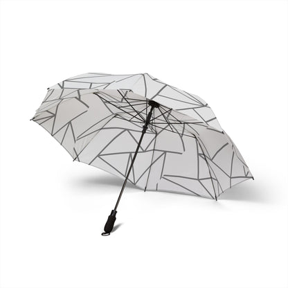 Minimalist Geometric Umbrella, Foldable Rain Accessory, Travel-Friendly Canopy, Stylish Gift for Him/Her, Everyday Use