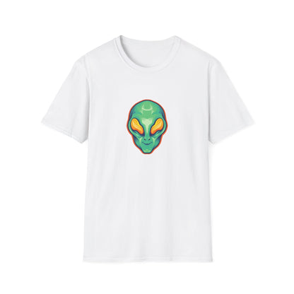 Alien Head Green Smile Mascot - Mleem