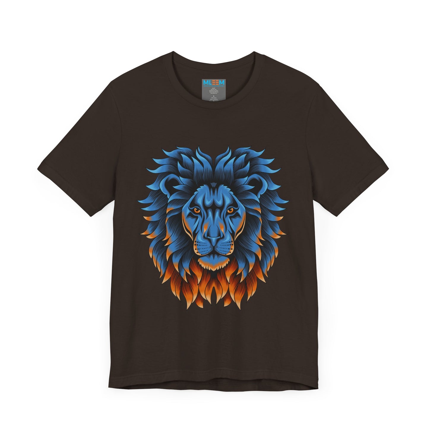 Dynamic Lion Graphic Tee - Unisex Short Sleeve Jersey T-Shirt