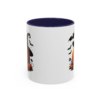 Halloween Pumpkin Accent Coffee Mug – Perfect for Fall, Autumn, Spooky Season, Gift for Coffee Lovers, Home Decor