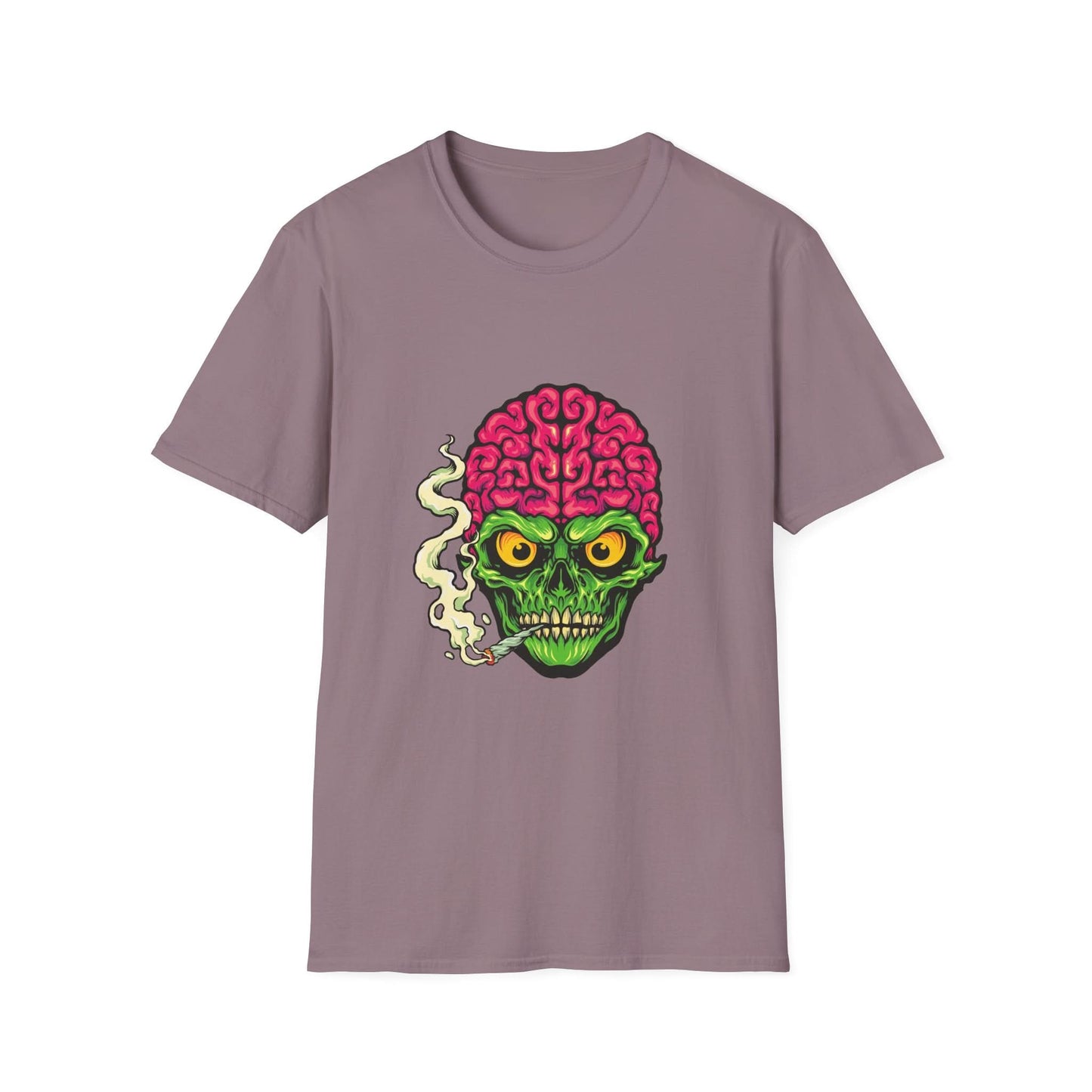 Smoking Skull Weed Cigarette Mascot - Mleem