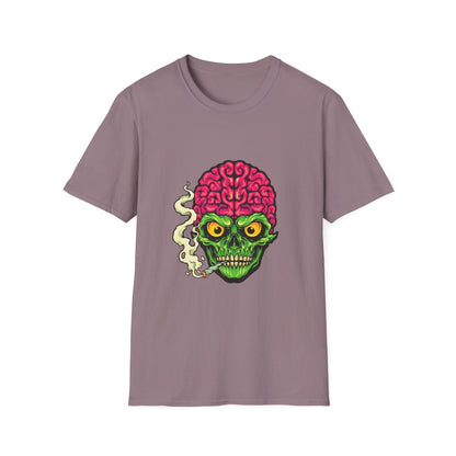 Smoking Skull Weed Cigarette Mascot - Mleem