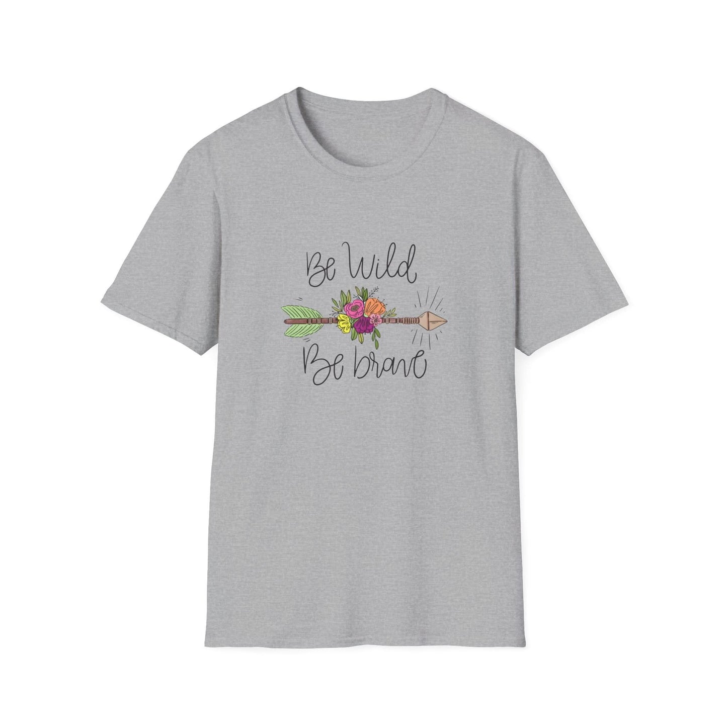 Be Wild Be Brave Flower Arrow - Mleem