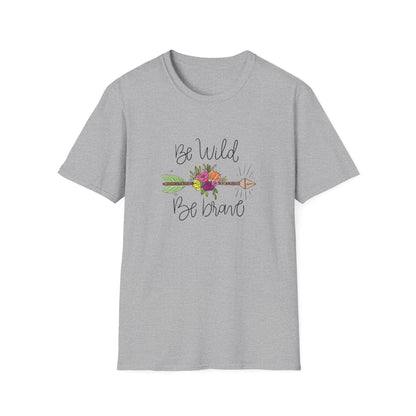 Be Wild Be Brave Flower Arrow - Mleem