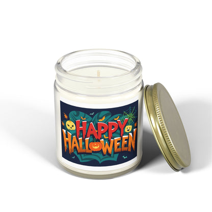 Halloween Themed Scented Candles - Coconut Apricot Wax (4oz, 9oz) | Festive Fall Decor, Trick or Treat Gift, Cozy Autumn Vibes, [...]