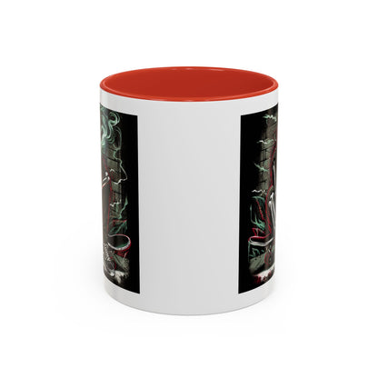 Gothic Skeleton Coffee Mug - Perfect for Halloween Decor, Gift for Skaters, Unique Drinkware, Spooky Vibe, 11 & 15oz Options