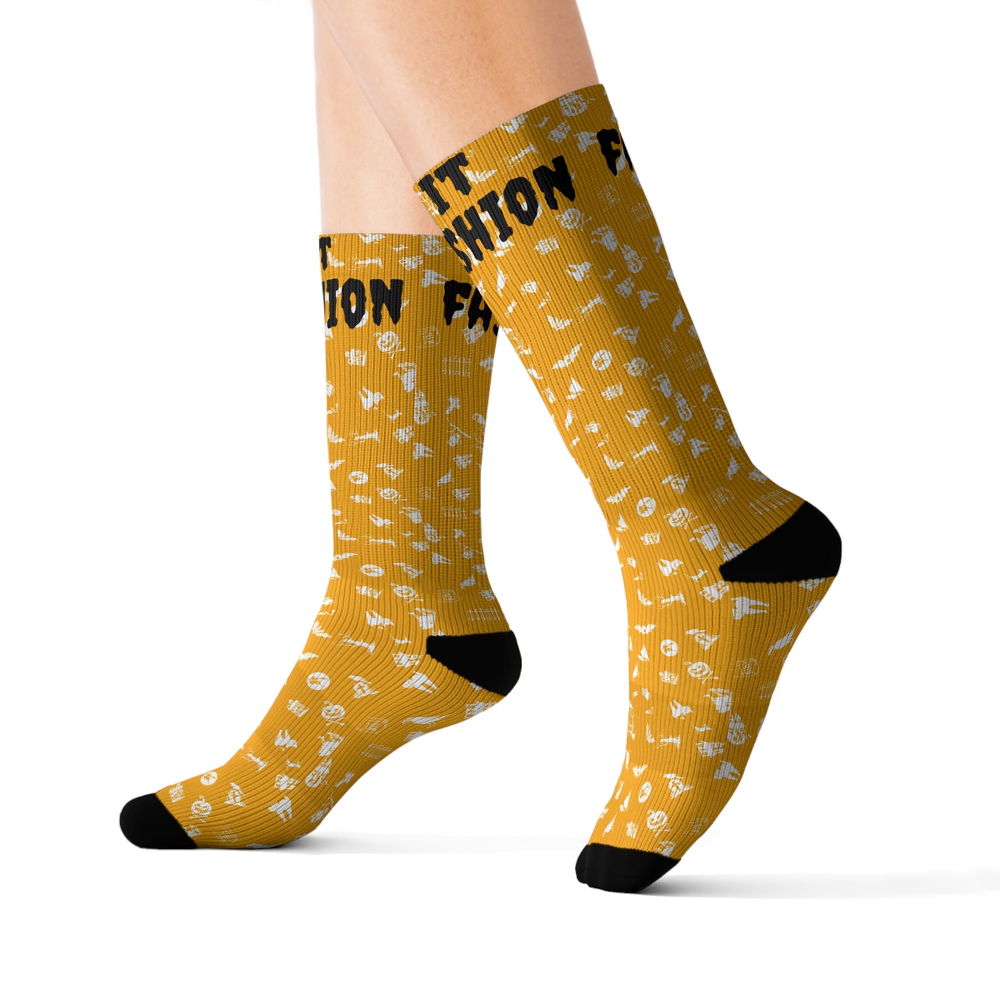 Spooky Fashion Socks | Fun Autumn or Halloween Accessories, Gifts for Friends, Cozy Wear, Cute Apparel for Fall Celebrations