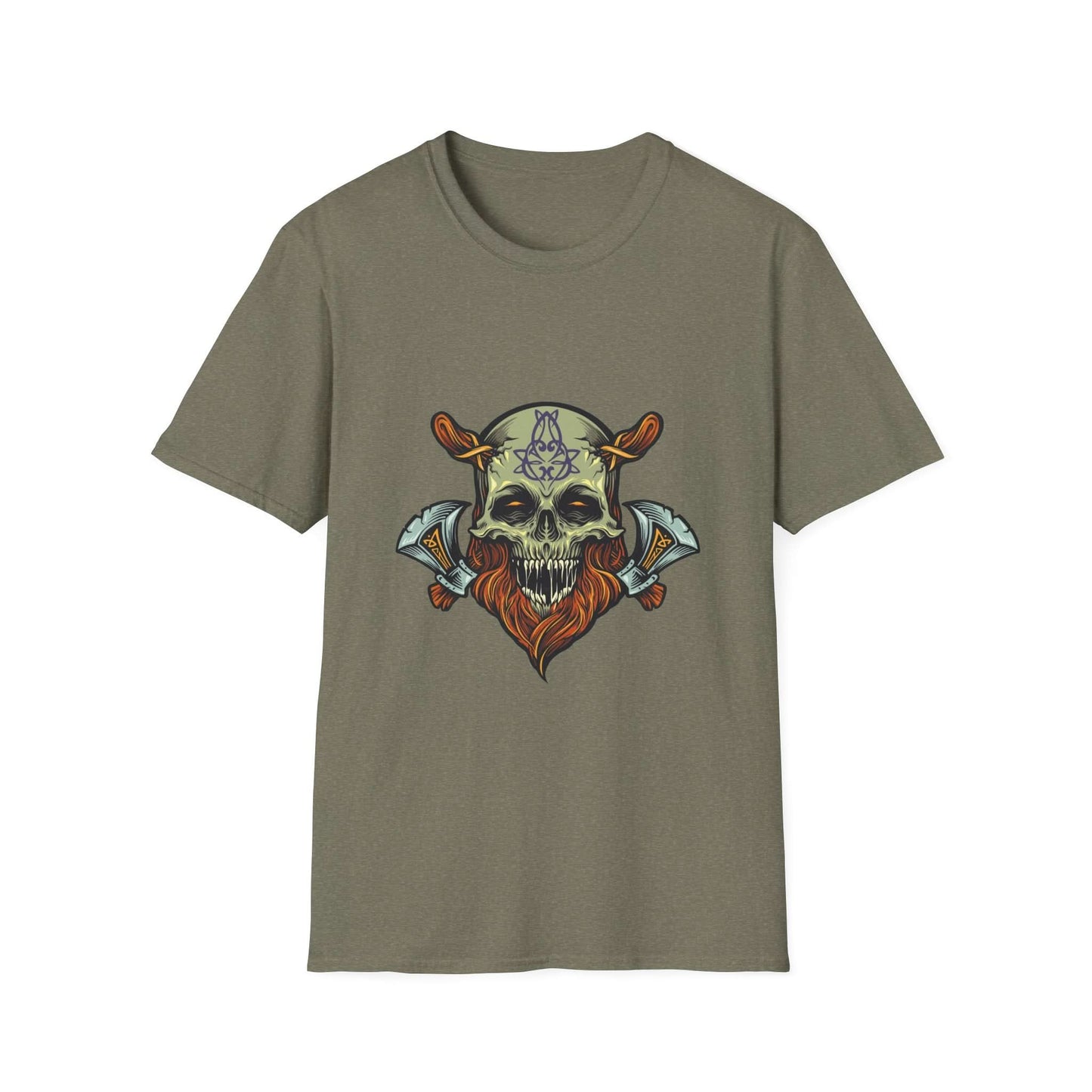 Viking Skull Warrior with Axe - Mleem