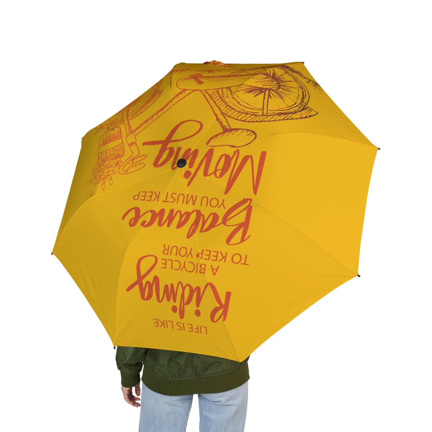 Vibrant Foldable Umbrella - Stay Bright, Portable Sunshade for Rainy Days, Travel Must-Have, Stylish Outdoor Accessory