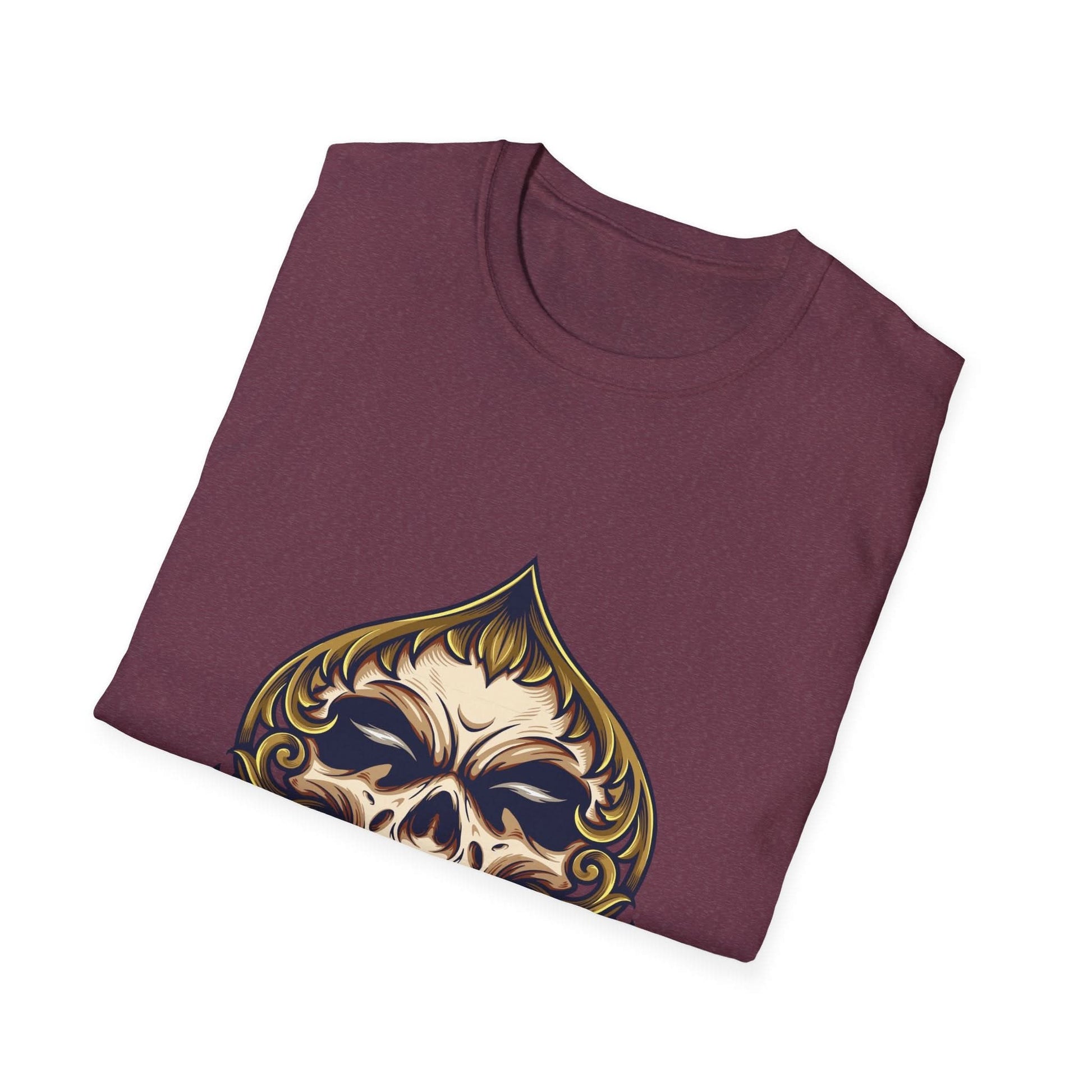 Skull Playing Card with Ornate Luxury - Mleem
