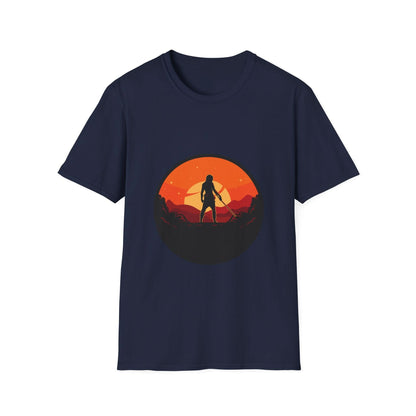 Swordsman With Sunset Background - Mleem