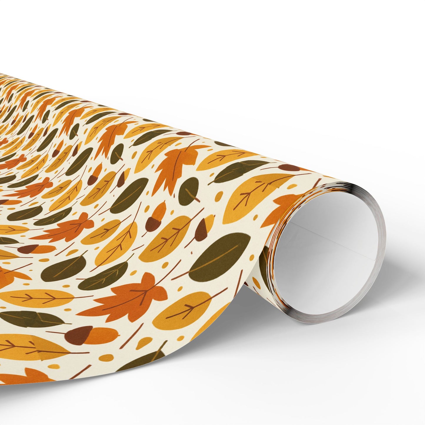 Autumn-Themed Wrapping Paper, Fall Leaves Gift Wrap, Seasonal Gift Wrapping, Eco-Friendly Wrap, Thanksgiving Party Supplies