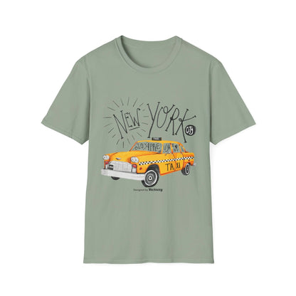 New York Taxi Watercolor - Mleem