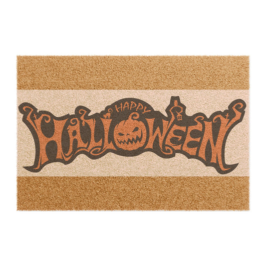Halloween Doormat, Spooky Welcome Mat, Seasonal Entryway Decor, Fall Home Decor, Trick or Treat Welcome Sign