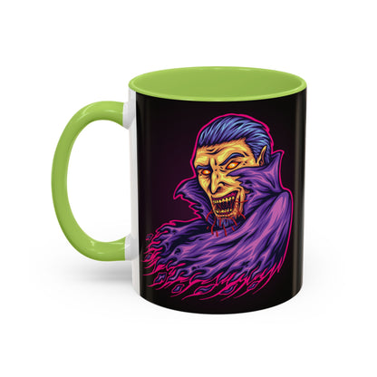 Creepy Gothic Accent Coffee Mug for Spooky Vibes, Halloween Decor, Unique Gift, Coffee Lover, Witchcraft Essentials