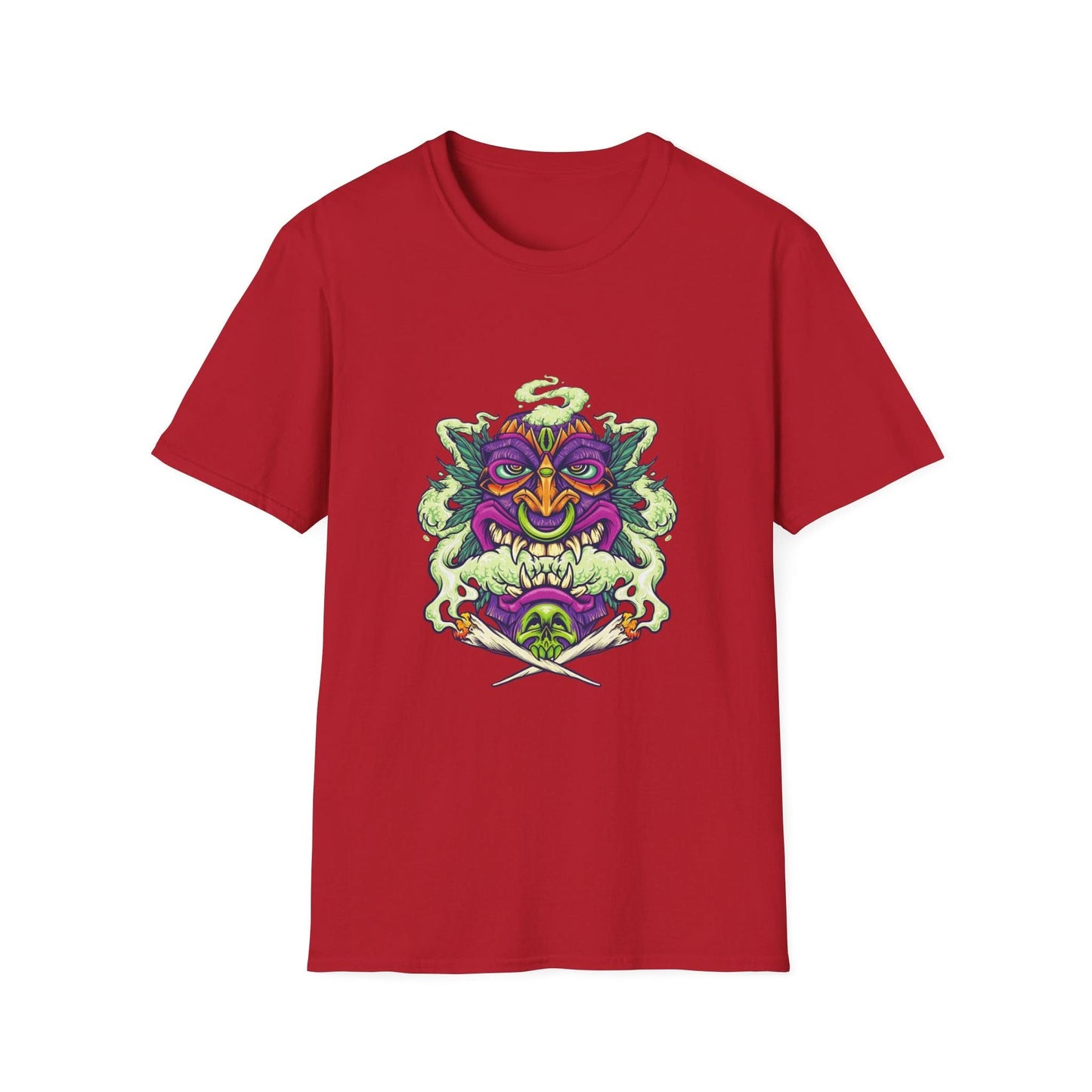 Smoking Hawaiian Tiki Weed Leaf - Mleem