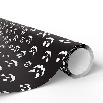 Spooky Halloween Wrapping Paper Roll, Unique Gift Wrap for Halloween Parties, Trick or Treat, Scary Decor, Ghostly Presents
