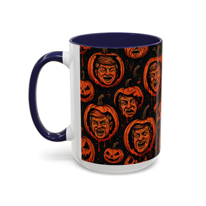Spooky Pumpkin Faces Coffee Mug | Halloween Gifts, Funny Coffee Cup, Whimsical Mug, Holiday Decor, Unique Gifts