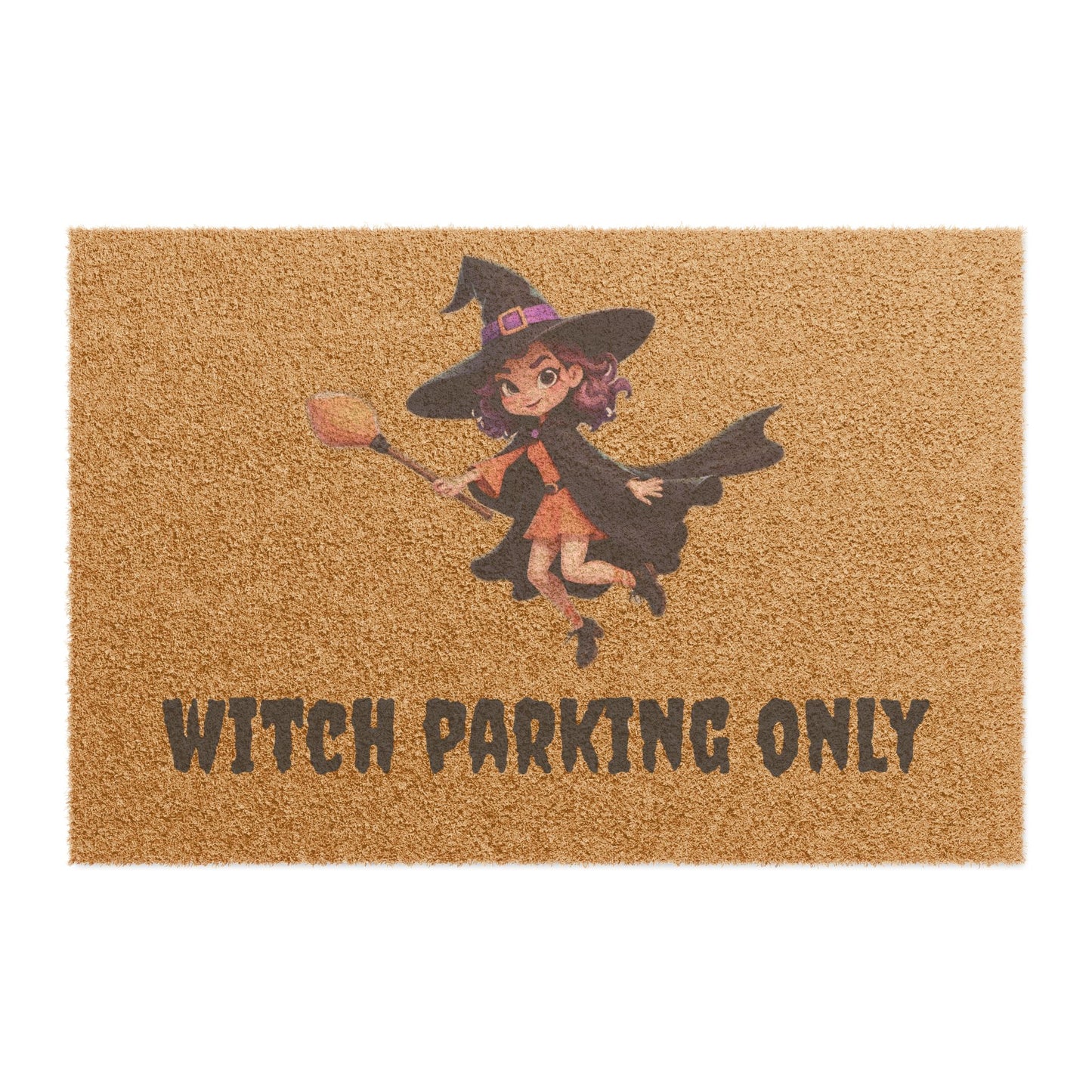 Witch Parking Only Doormat, Halloween Welcome Mat, Spooky Home Decor, Seasonal Gift, Fun Outdoor Entry Mat, Witchy Vibes