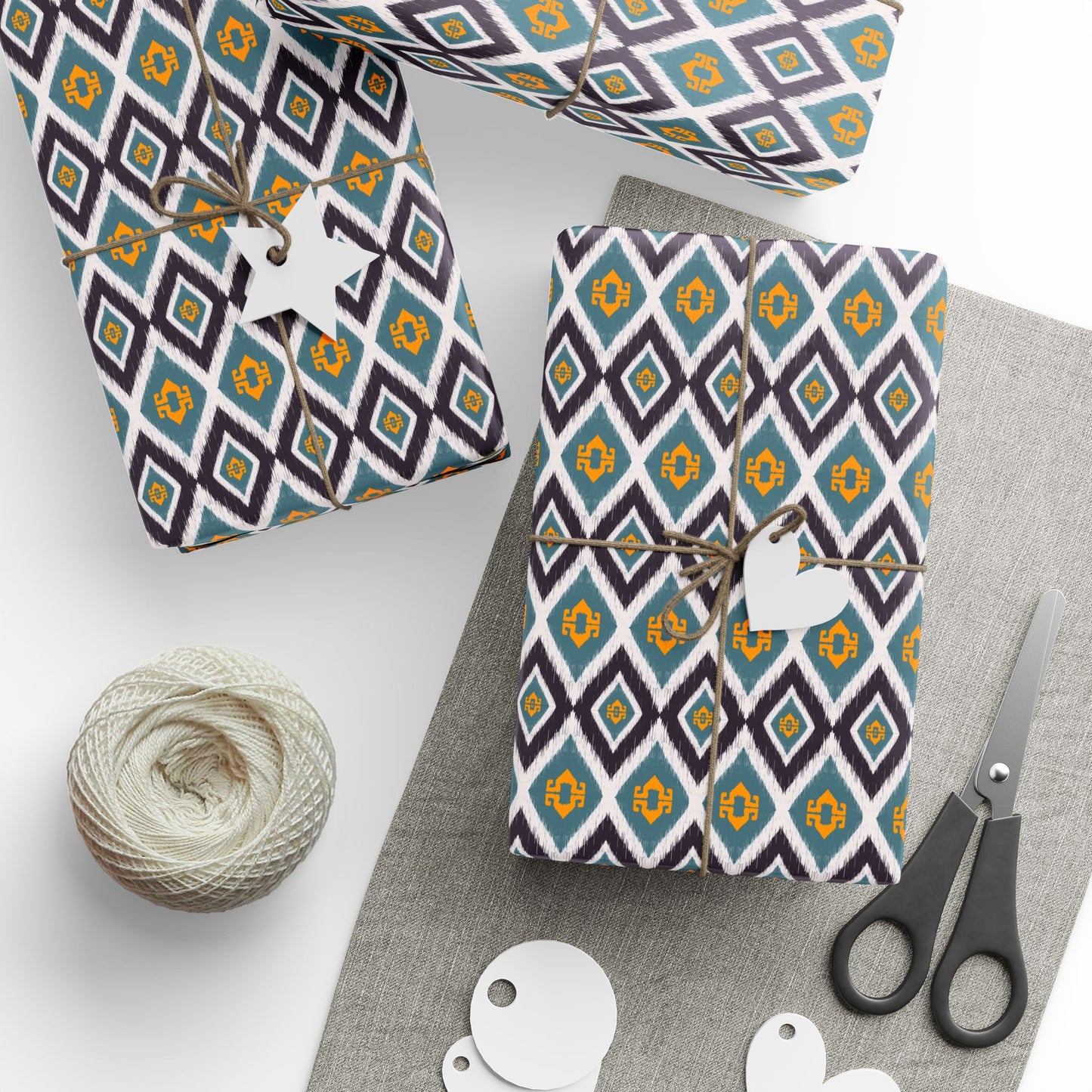 Patterned Wrapping Paper Roll for Gifts, Unique Gift Wrap for Holidays, Birthday Presents, Eco-Friendly Gift Packaging, Decorative [...]