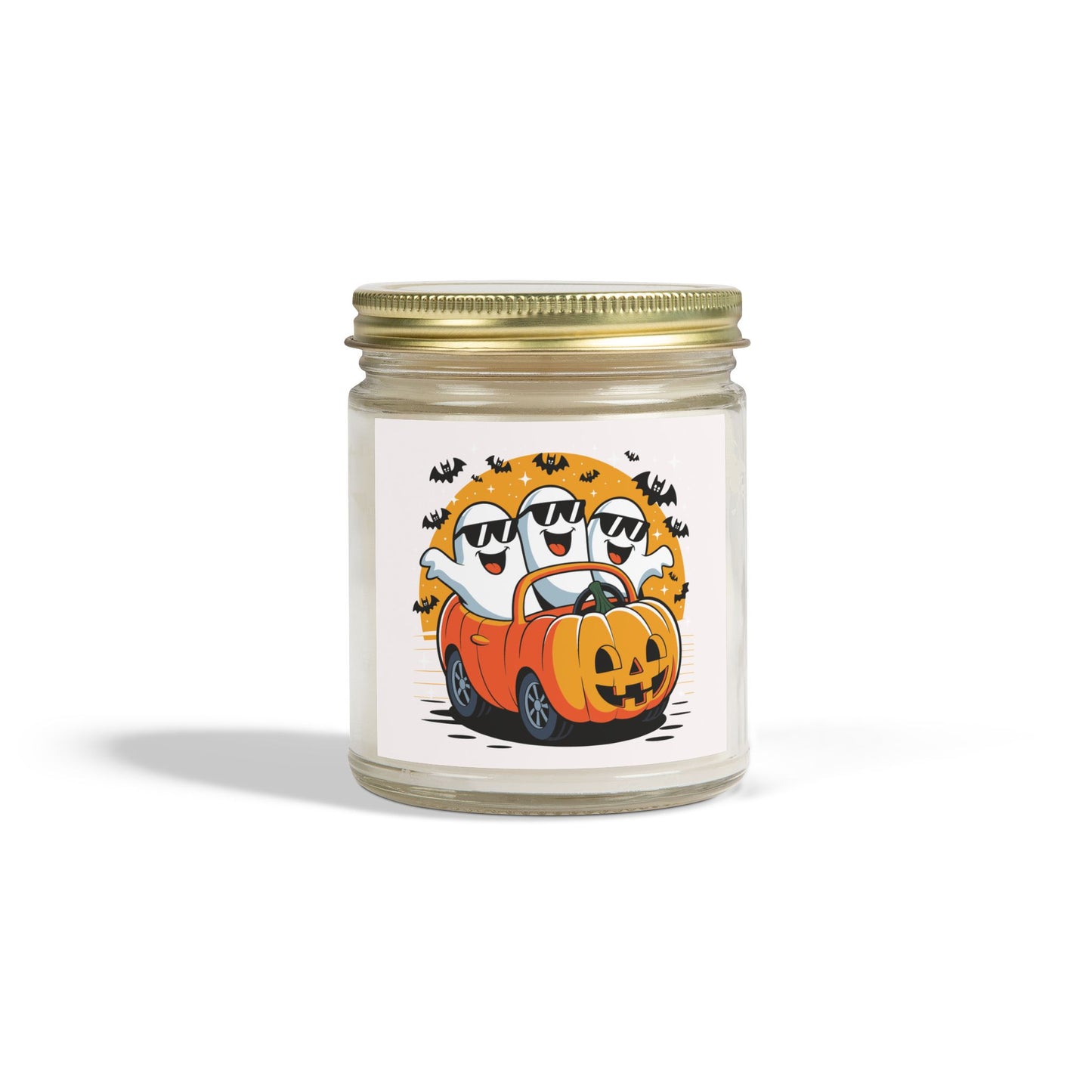 Halloween Scented Candle, Ghost and Pumpkin Car Decor, Fall Home Decor, Spooky Gifts, Aromatic Candle, Cozy Atmosphere
