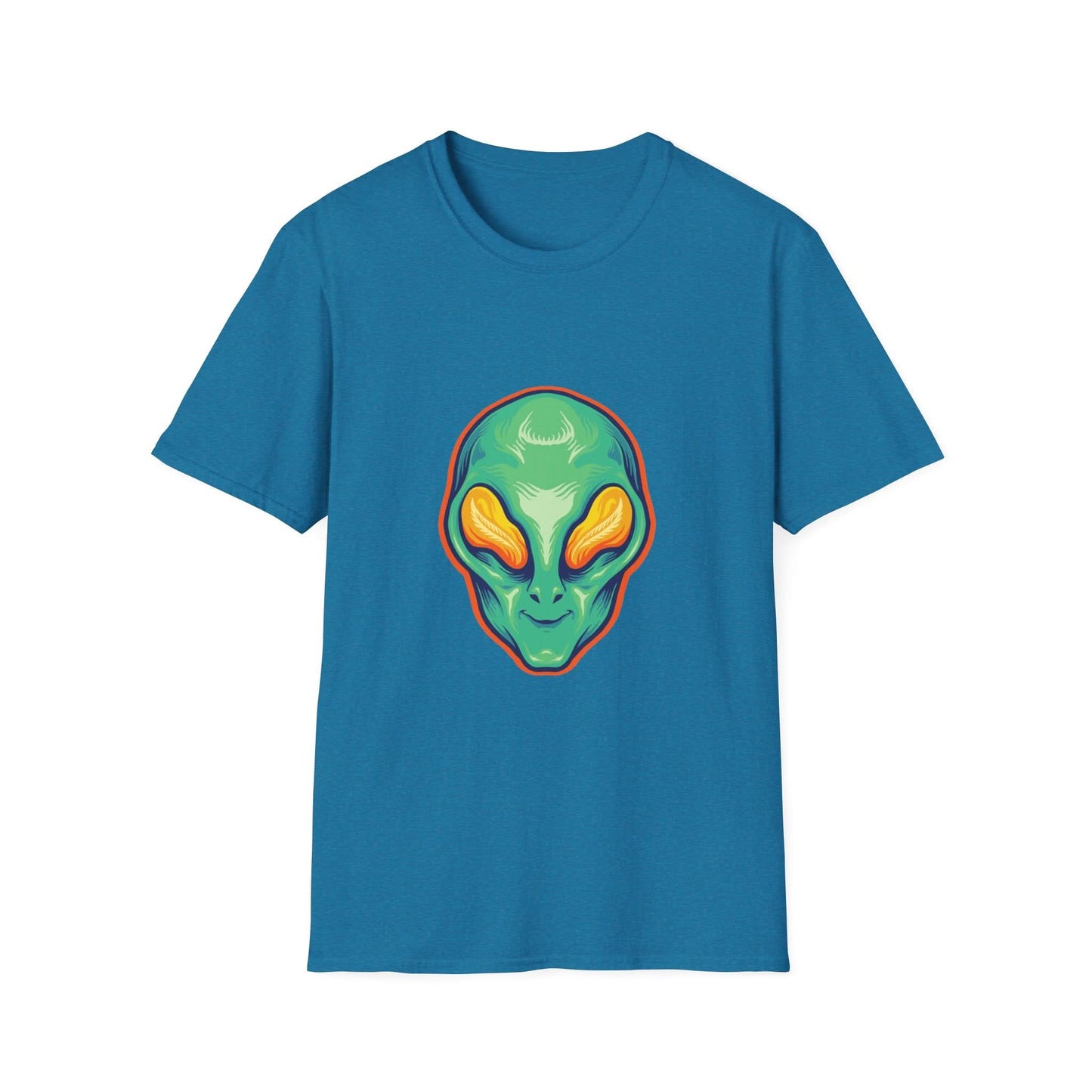 Alien Head Green Smile Mascot - Mleem